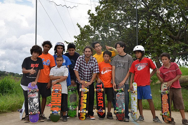 I had a great time skating with this group of kids